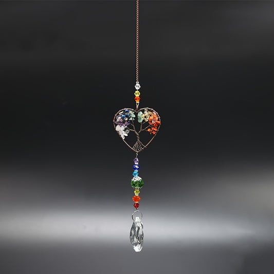 1pc Christmas Crystal Hanging Decoration Window Car Decoration