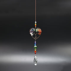 1pc Christmas Crystal Hanging Decoration Window Car Decoration