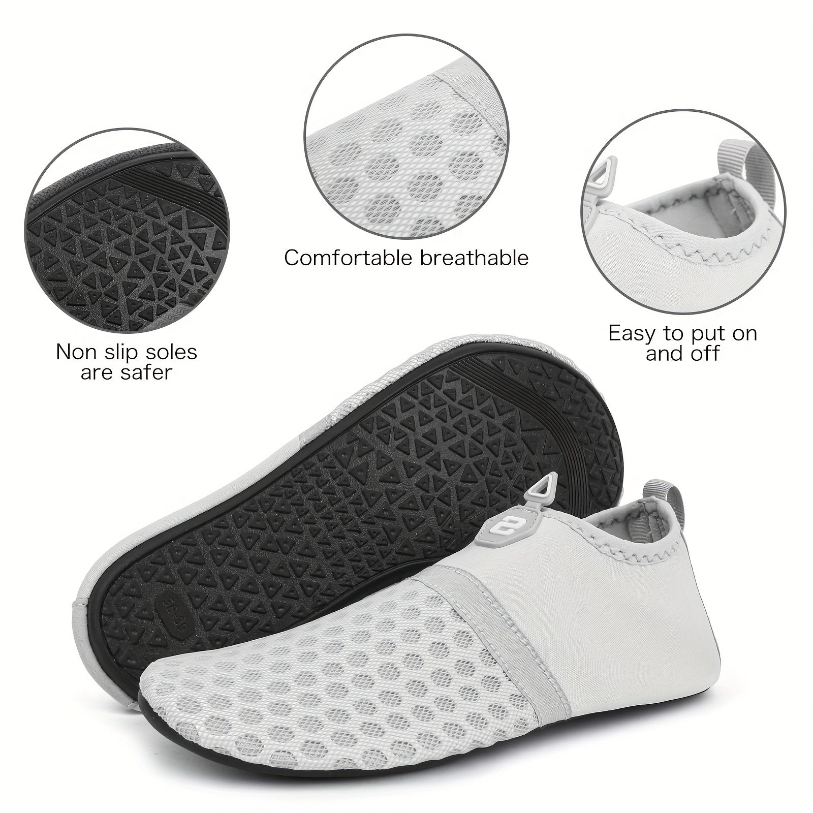 Breathable Water Shoes Quick Dry Aqua Socks for Beach Pool Swim