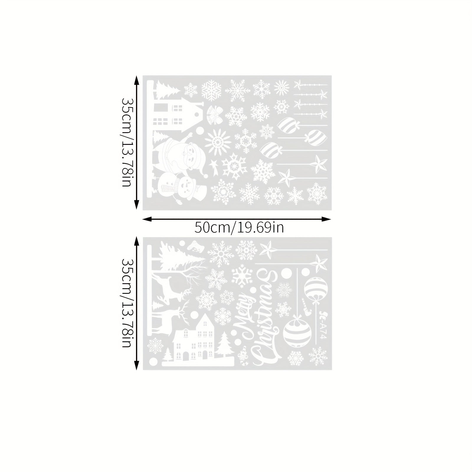Christmas Wall Sticker Decoration PVC Window Sticker