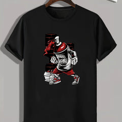 Fire Extinguisher Print Men's Graphic T-shirt for Summer