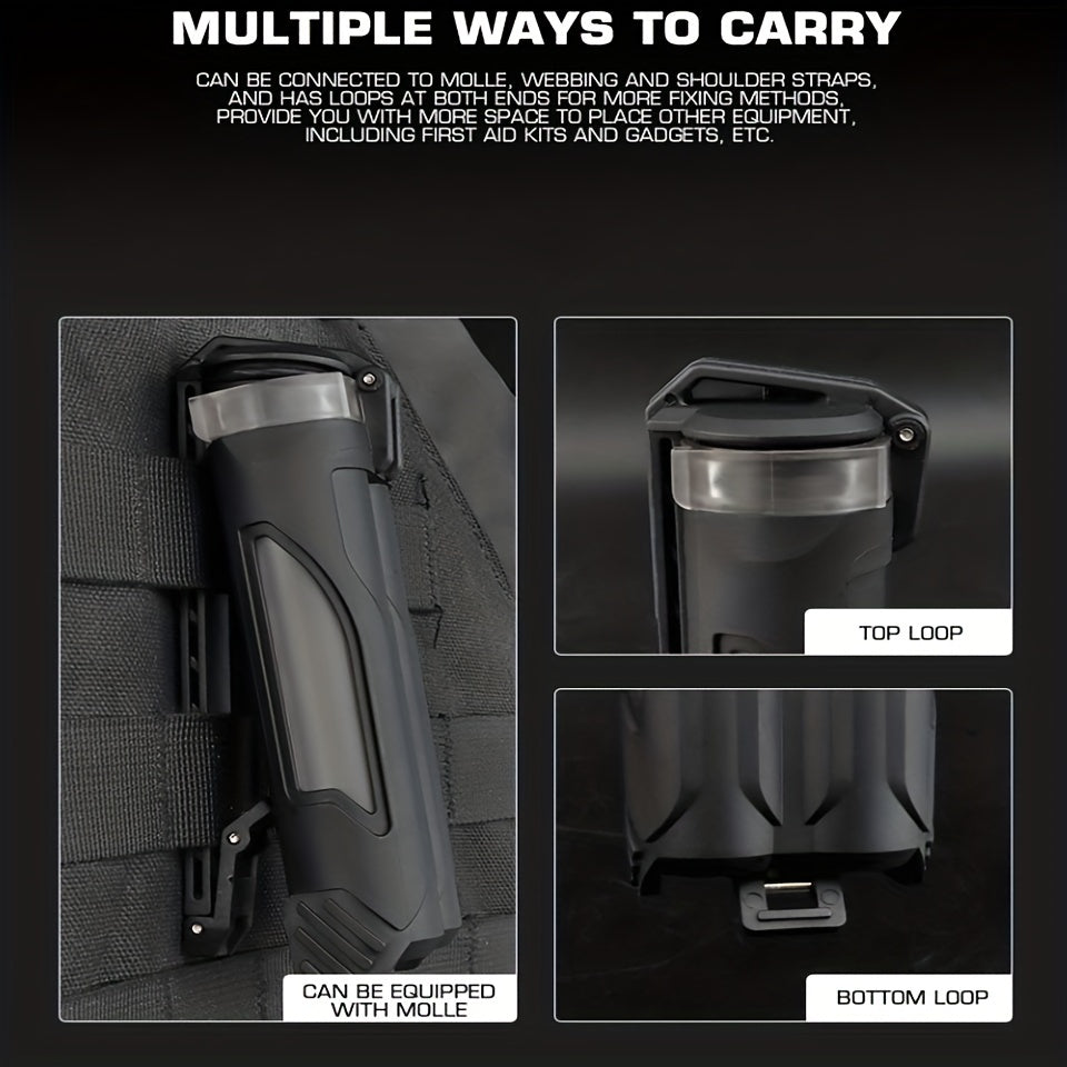 Waterproof MOLLE Case for CR123 AAA Batteries