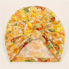 Girls' Donut Printed Pullover Hat for Autumn/Winter