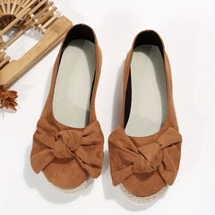 Women's Bowknot Slip-On Low Espadrilles Outdoor Shoes