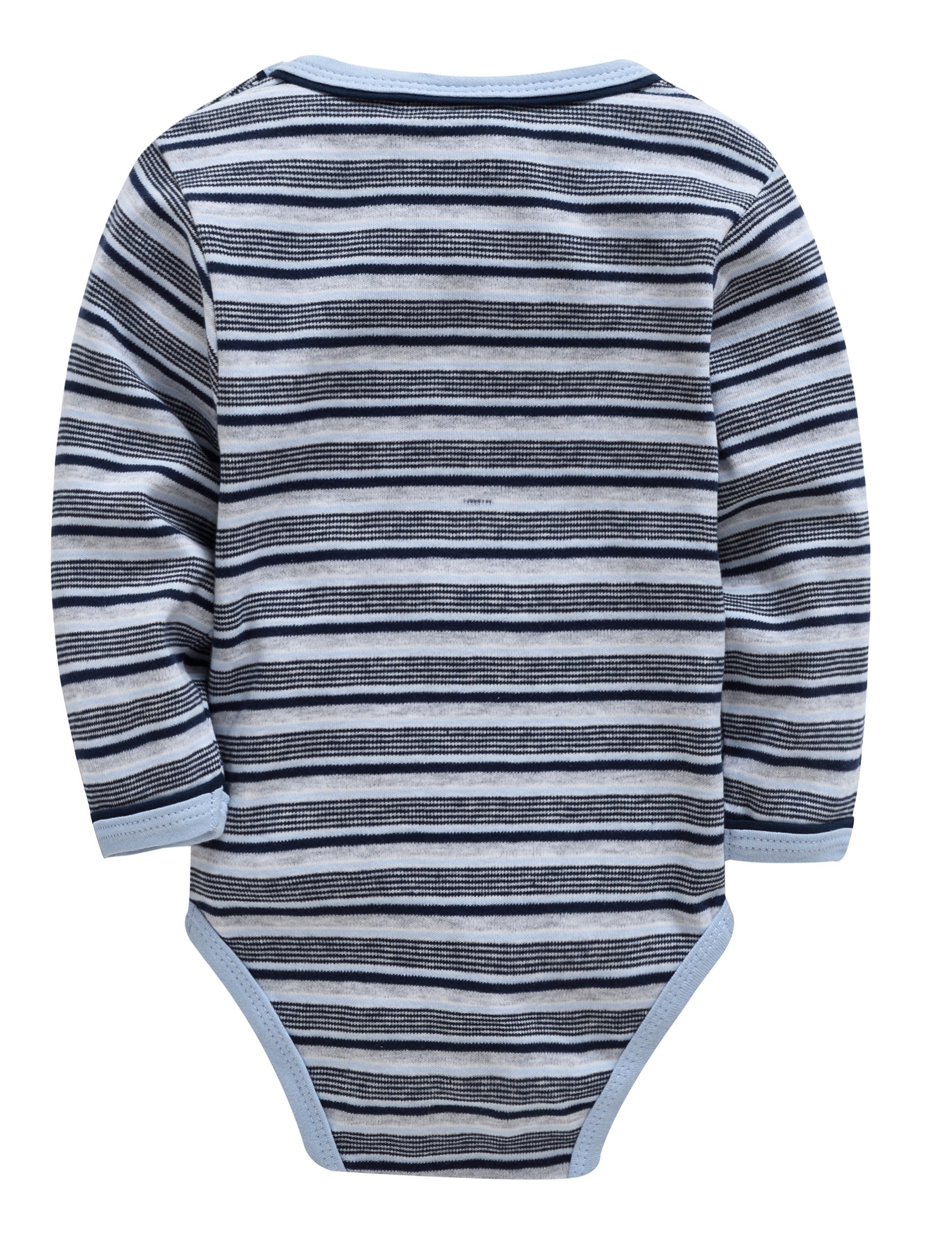 Baby Boy's Striped Romper Long Sleeve Sports Romper