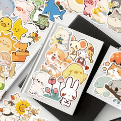 50pcs Drawing Graffiti Stickers for Laptop Helmets Water Cup