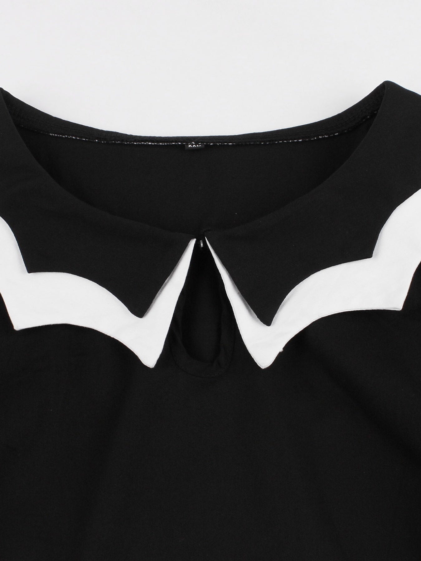 Plus Size Gothic Dress Bat & Spiderweb Embroidered Cap Sleeve