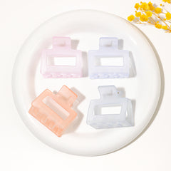 4pcs Matte Clear Hair Claw Clips Non Slip Strong Grip Hair Jaw Clip