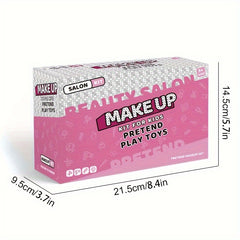Girls' Beauty Salon Pretend Play Set with Hair Dryer Scissors