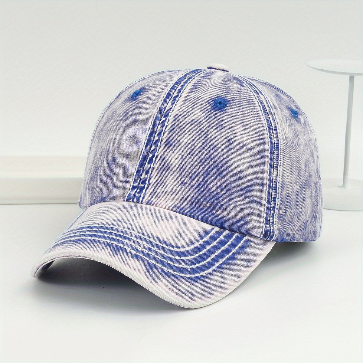 Vintage Washed Denim Trucker Cap for Women