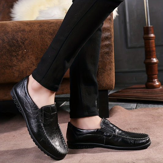 Men's Comfy Slip-On Loafers Non-Slip Casual Shoes