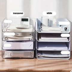 Stackable Office Supplies Storage Boxes