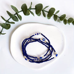 Glow In The Dark Waist Bead Evil Eye African Waist Chain For Girls
