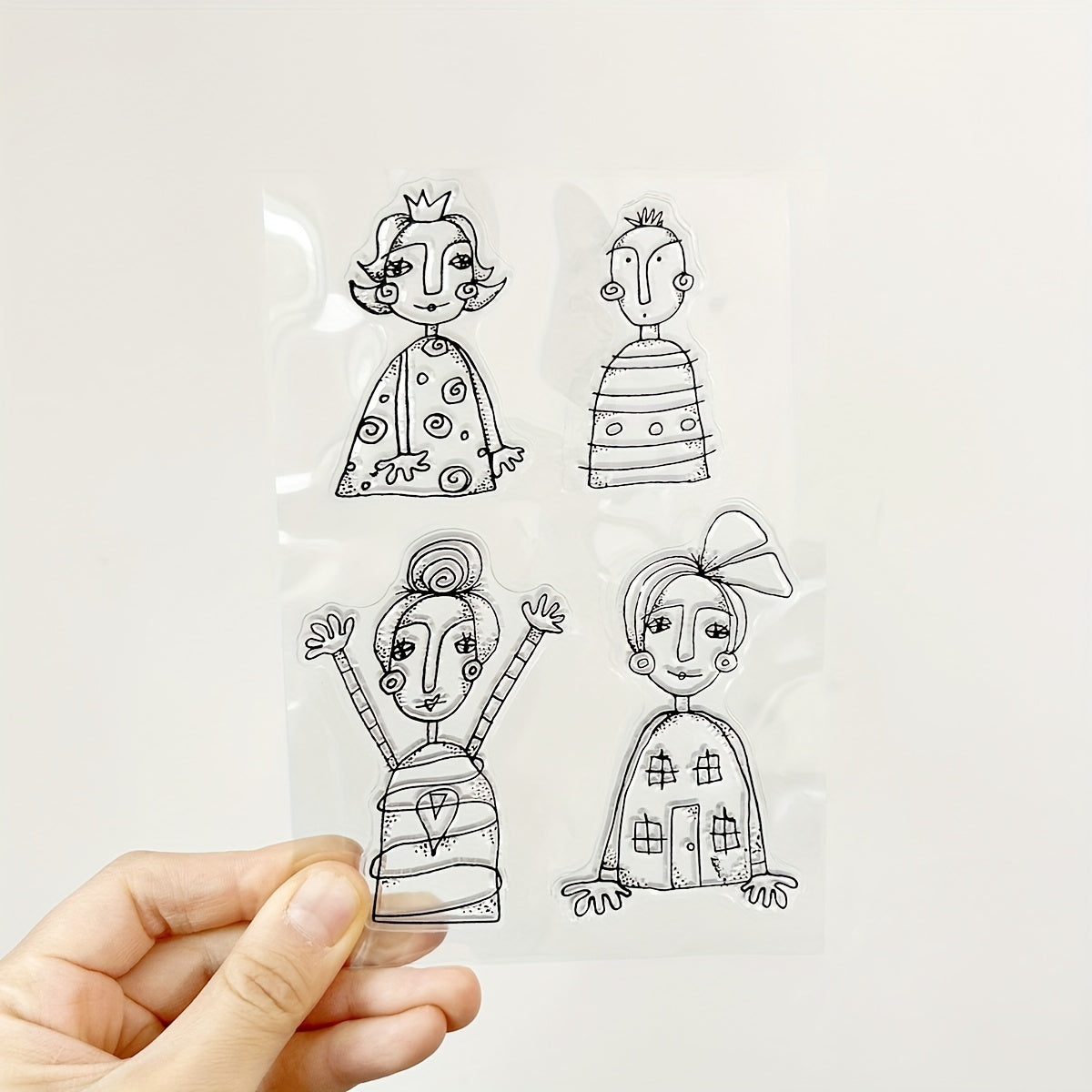 DIY Silicone Stamp Set for Girls, Holiday Card Making