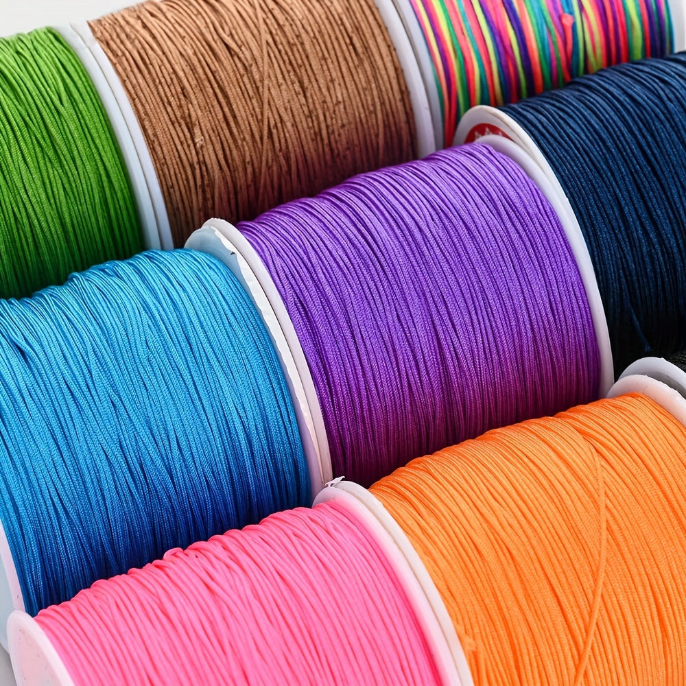 0.8mm Nylon Thread Cord String 100m Roll for DIY Jewelry Making Supplies