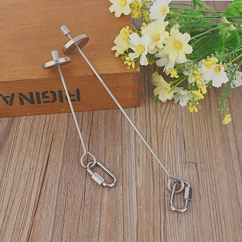 Stainless Steel Food Fork For Bird Vegetable Fruit Feeder Skewer