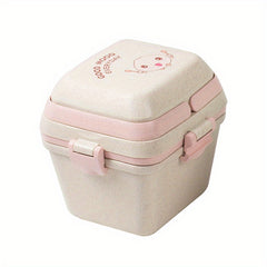 Portable Three-layer Lunch Box Leakproof Bento Box