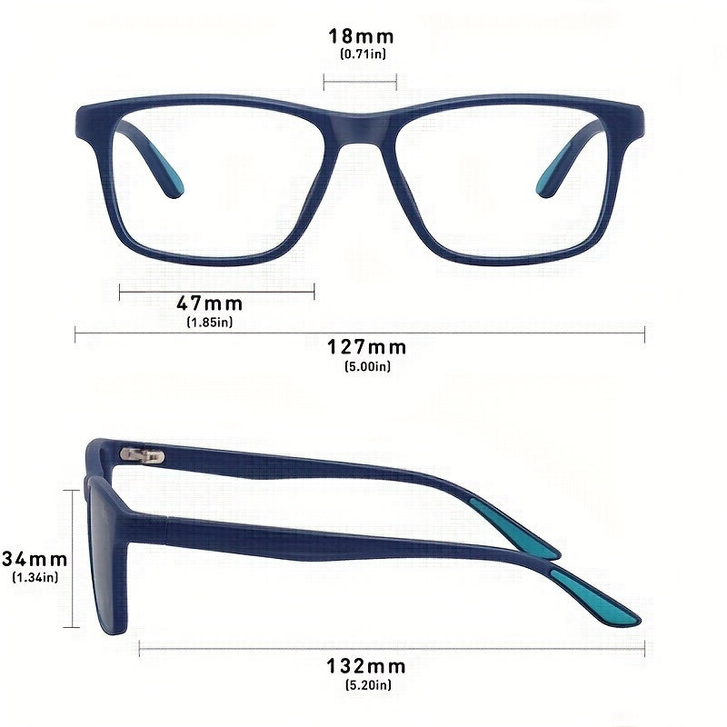 TR90 Frame Glasses for Boys 7-12 Years Old