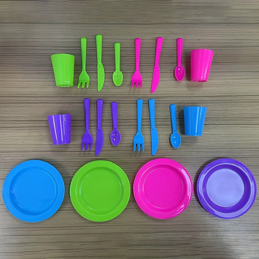 Pretend Play Dishes Little Chef Set Kids Serving Dishes Playset