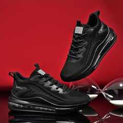 PLUS SIZE Men's Air Cushion Lace Up Sneakers