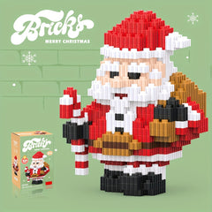 Christmas Model Blocks DIY Assembled Building Block Toys Children's Educational