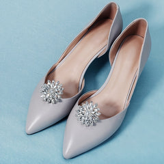 Metal Rhinestones Faux Pearl Alloy Shoe Clips Wedding Party Jewelry Charms