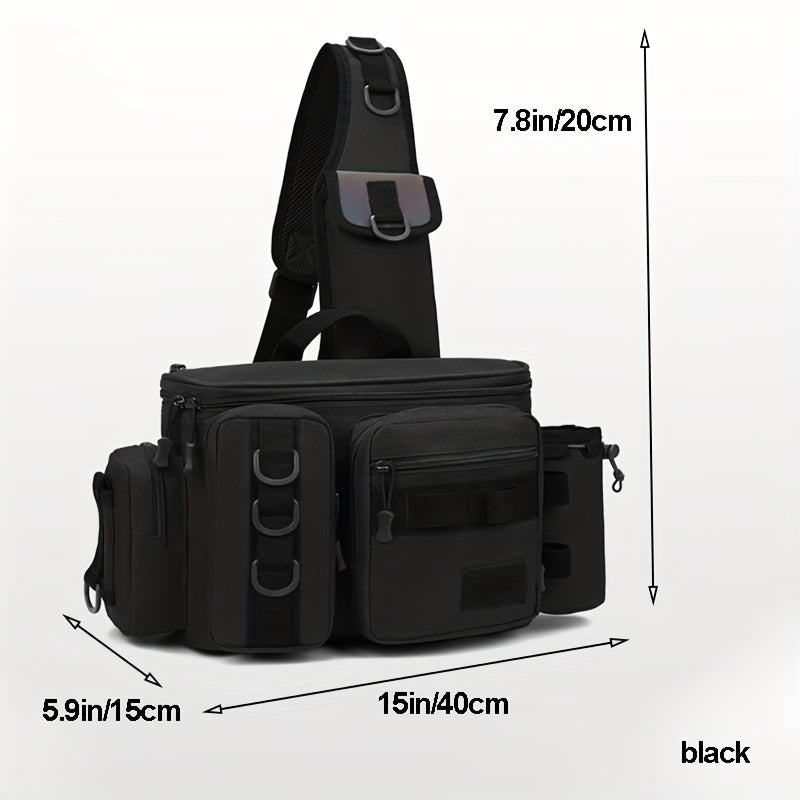 Camouflage Fishing Bag for Outdoor Fishing and Travel
