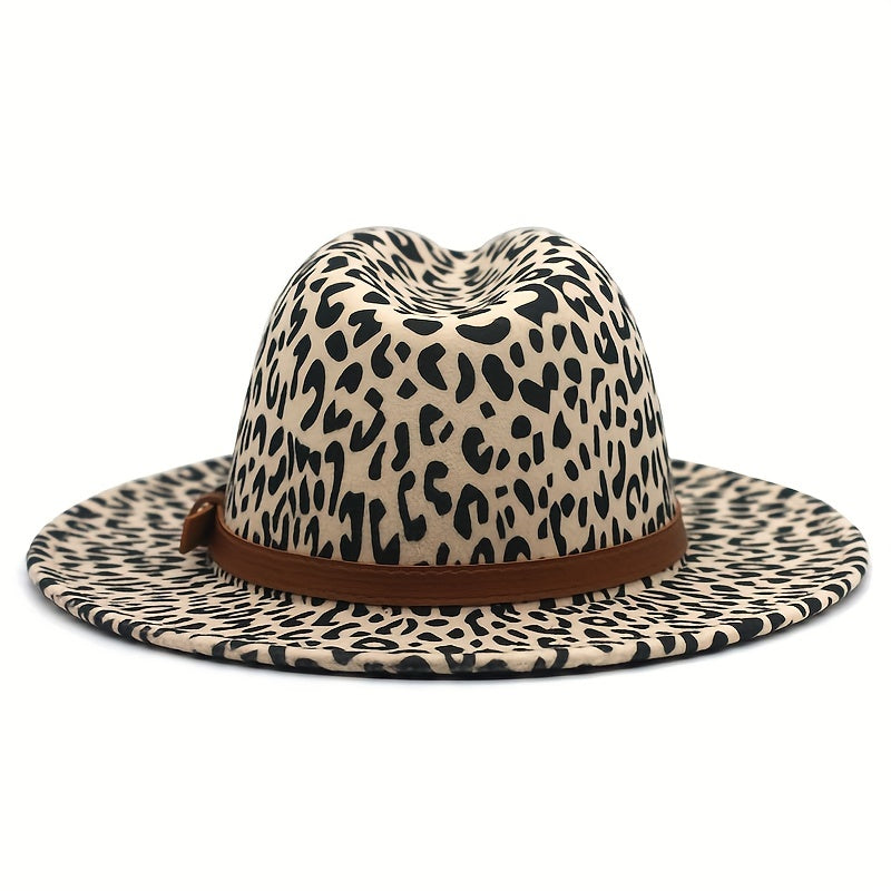 Leopard Jazz Tweed Bowler Hat Unisex
