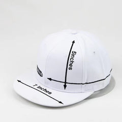 Unisex Embroidery Flat Brim Baseball Cap