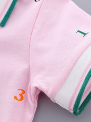 Baby Boys Casual Thin Romper With Number Print