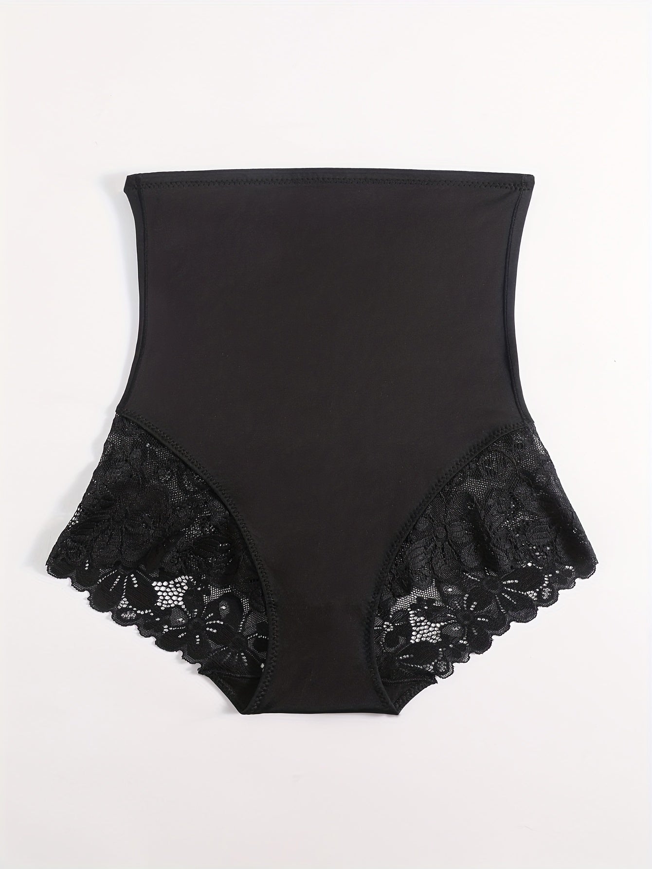Lace Stitching Shaping Panties High Waist Compression Panties