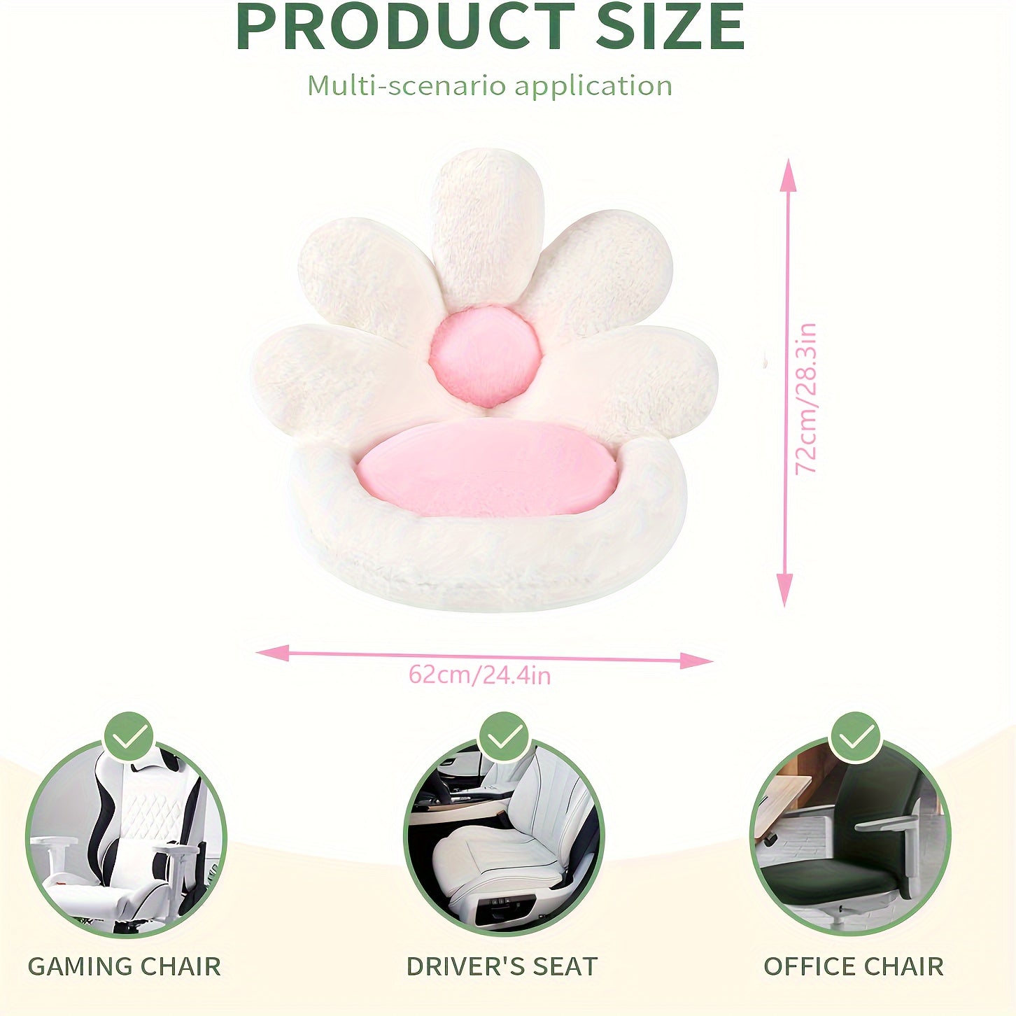 Flower Shape Chair Cushion for Office & Play Chair