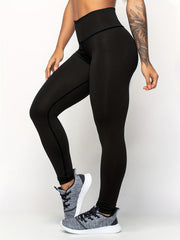 Letter Print Yoga Pants Slim Fit Yoga Leggings