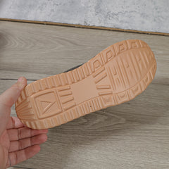 Leopard Print Faux Leather Running Shoes Casual Sneakers