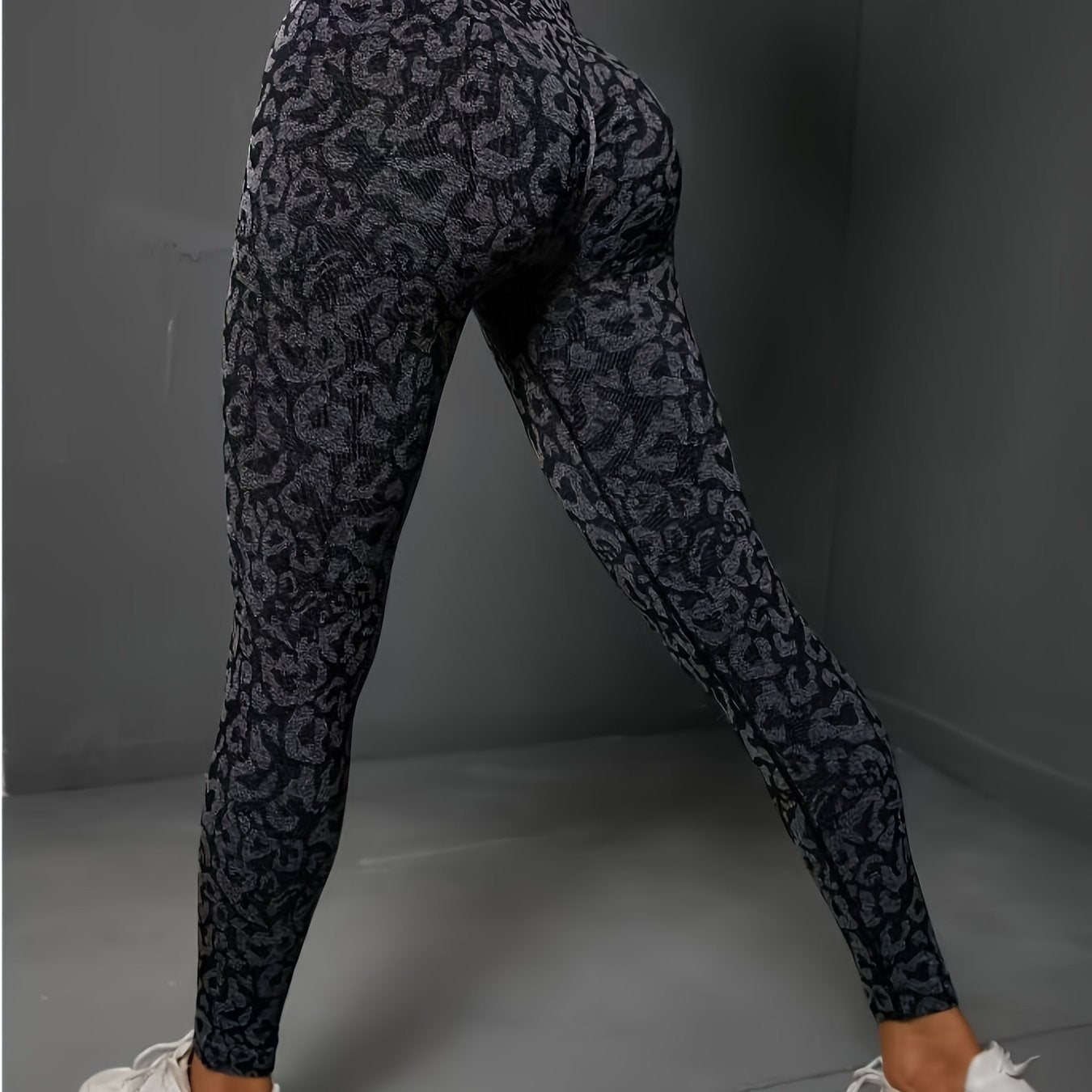 Leopard Print High Waist Yoga Leggings