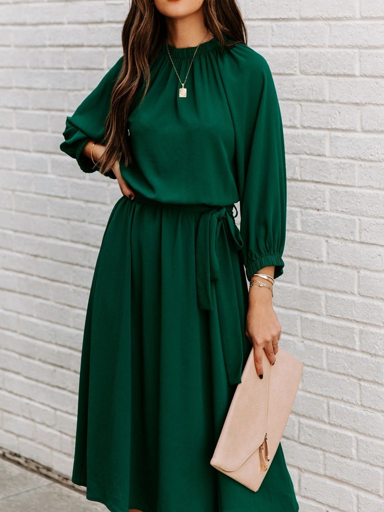 Summer High Waist Slim Maxi Dress