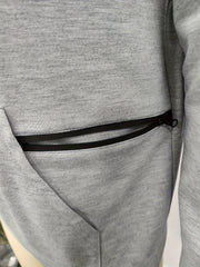 Men's Graphic Print Hoodie with Kangaroo Pocket