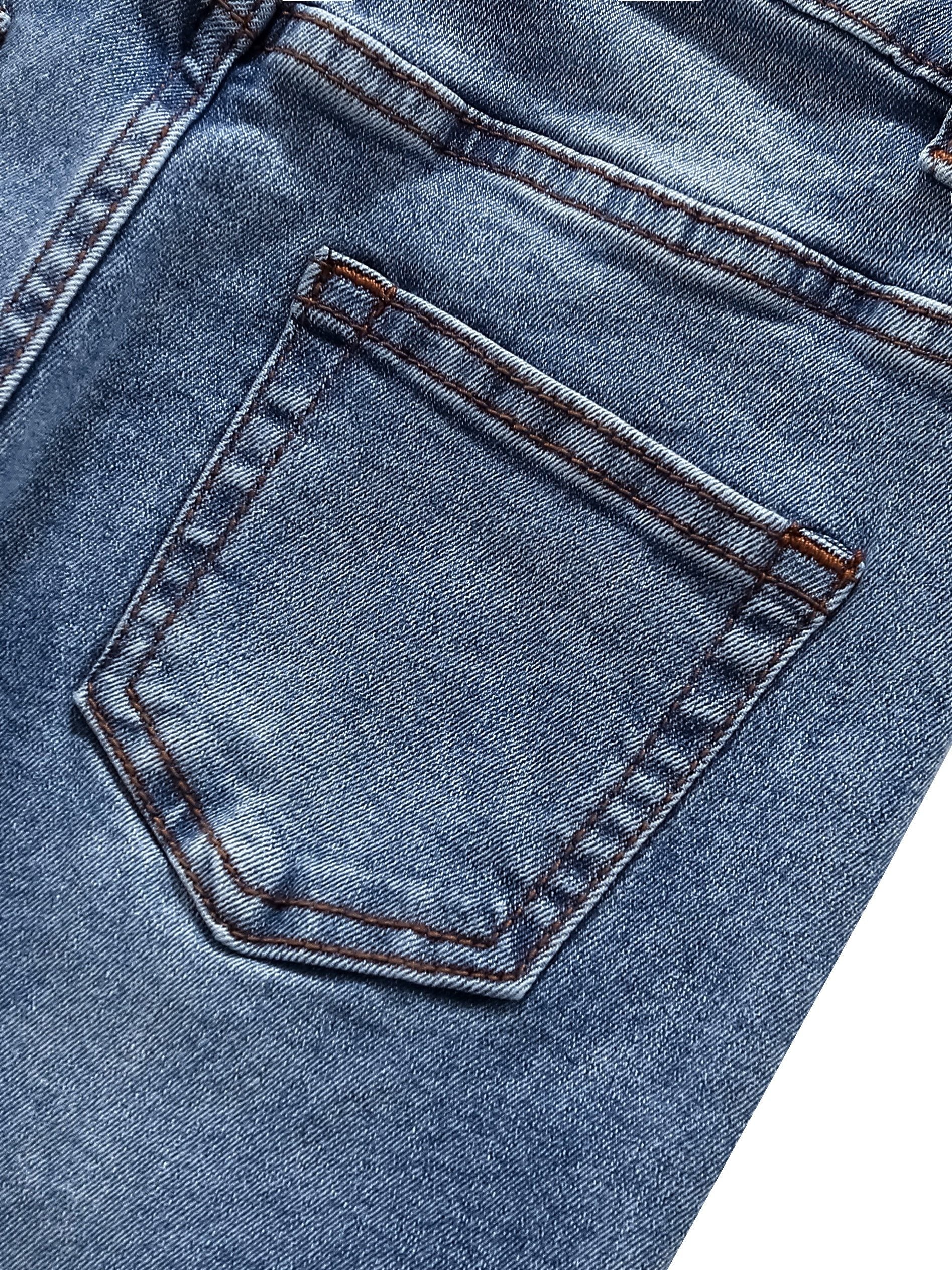 Boys Straight Cut Denim Pants for Spring
