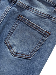 Boys Straight Cut Denim Pants for Spring