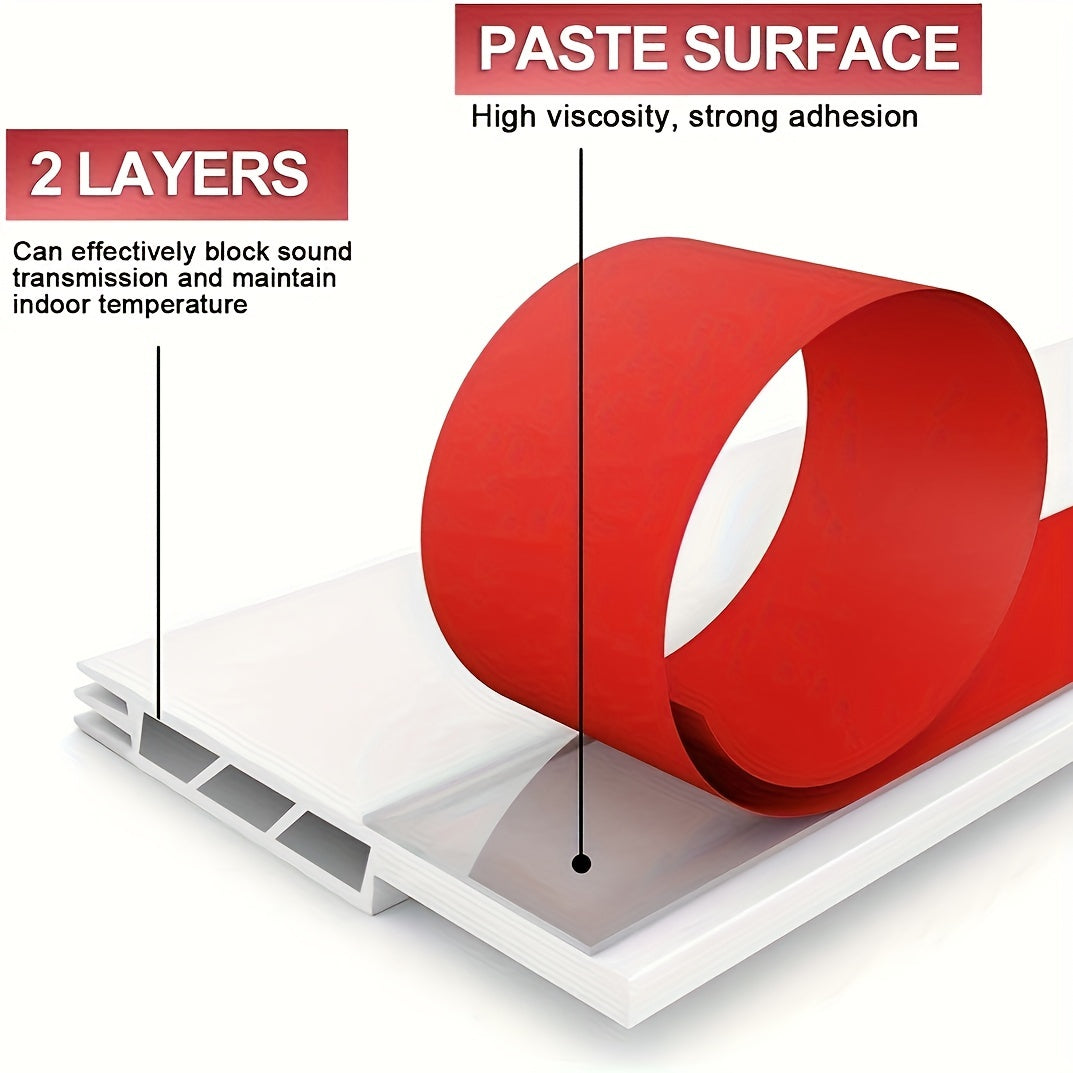 2pcs Bathroom Waterproof Strips Self adhesive Door Bottom Sealing Strips