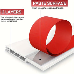 2pcs Bathroom Waterproof Strips Self adhesive Door Bottom Sealing Strips