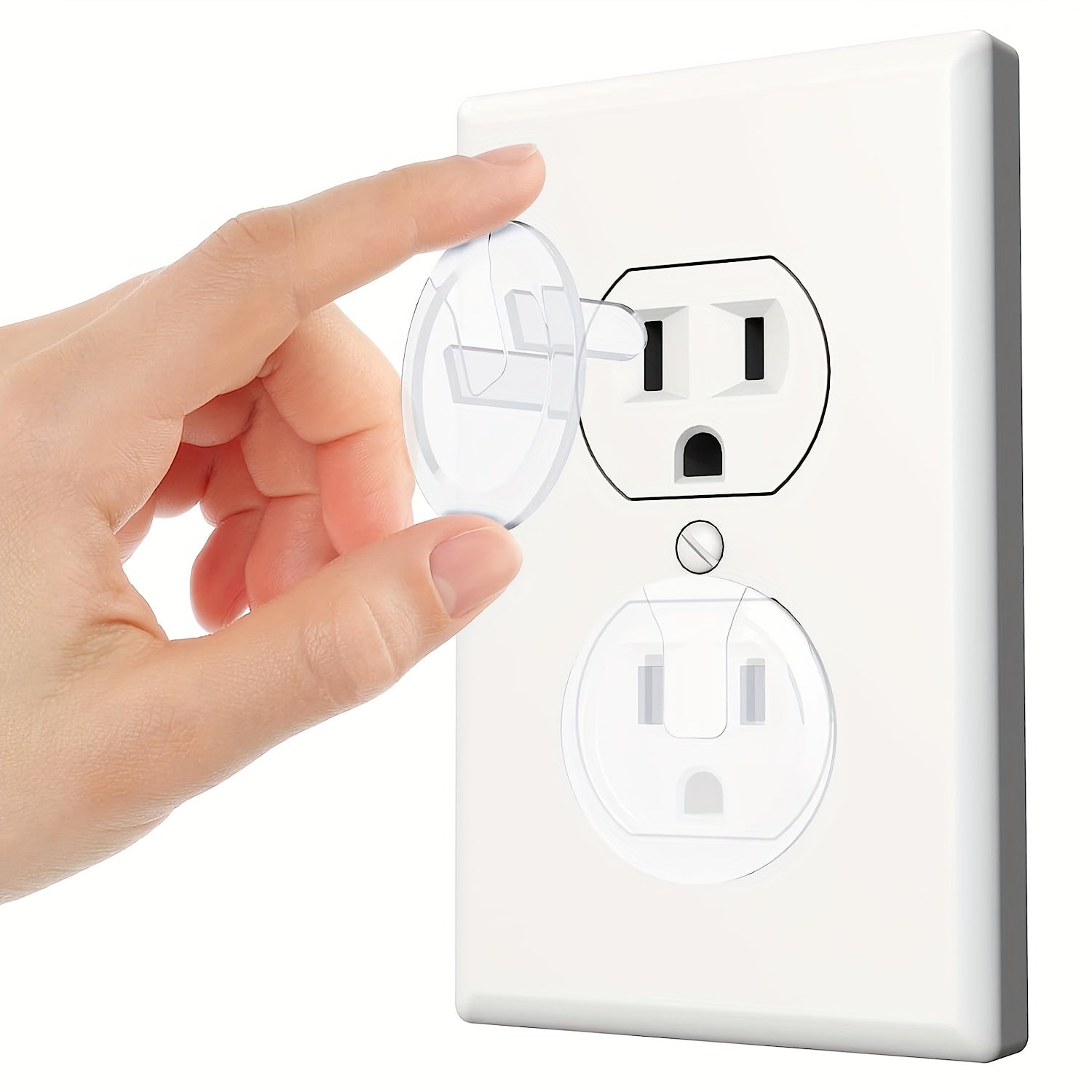 30pcs Power Gear Outlet Covers Child Proof Plug Covers