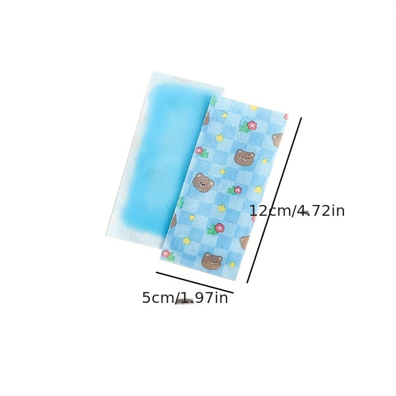 Kids Cartoon Cooling Stickers Baby Forehead Gel Pads