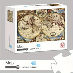1000pcs Ancient Map Famous Paintings Jigsaw Puzzle Toy