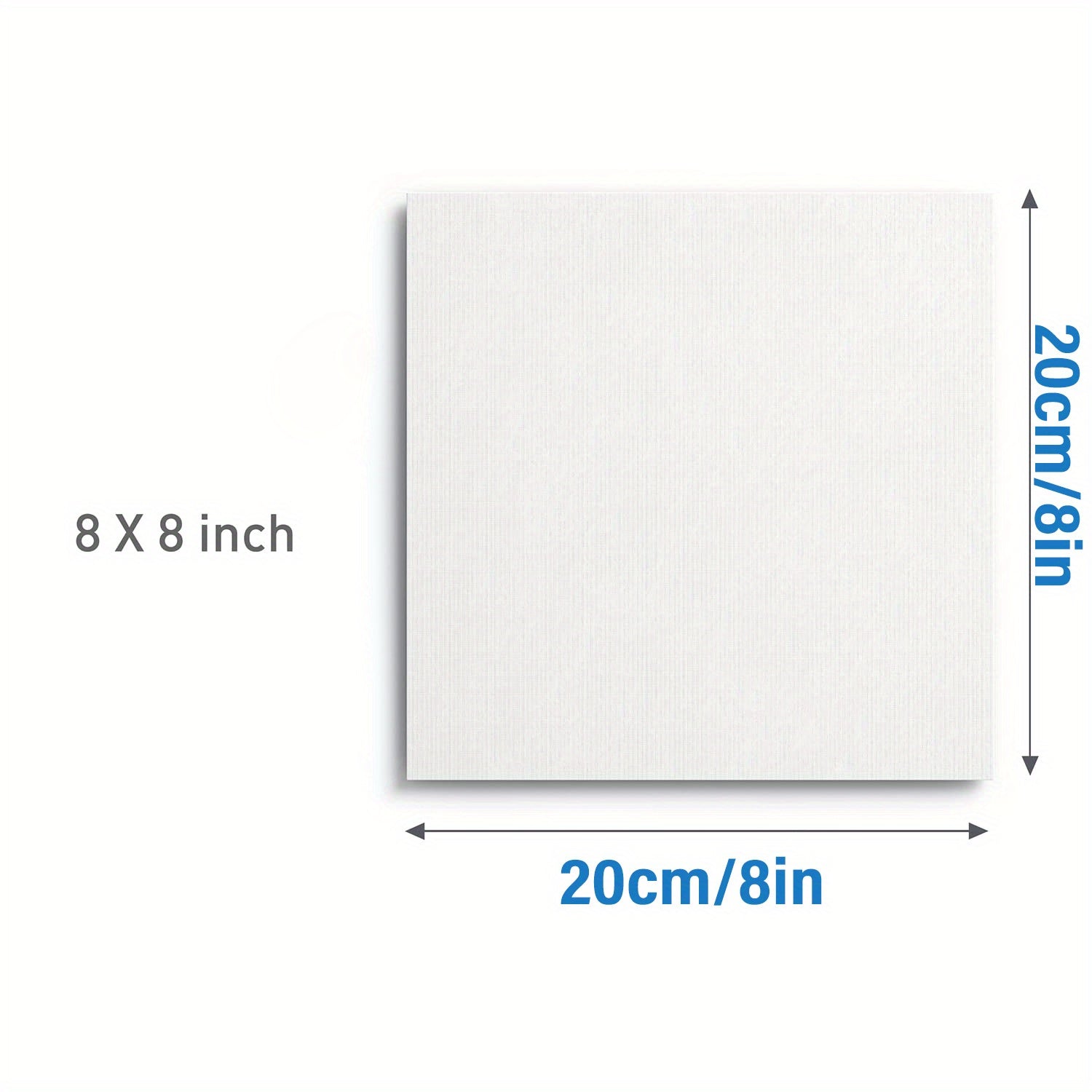 1pc 100% Cotton Art Panels for Acrylic & Watercolor Paint 20x25 cm Canvas Board