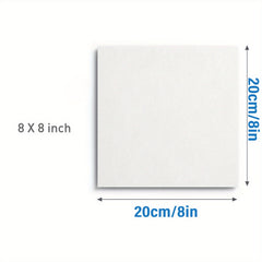 1pc 100% Cotton Art Panels for Acrylic & Watercolor Paint 20x25 cm Canvas Board
