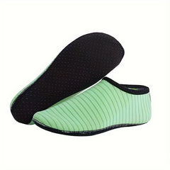 Men's Quick Dry Water Shoes Striped Aqua Socks Lightweight Non Slip Beach Pool