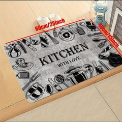 Stain Resistant Memory Foam Kitchen Rug Anti Fatigue Mat