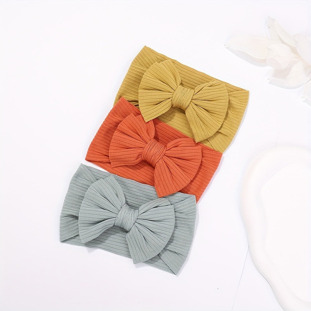 5pcs Girls' Elastic Hair Bands Kids Headwear Baby Hair Accessories