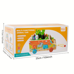 Carrot Pulling Fishing Pairing Block Toy for Kids